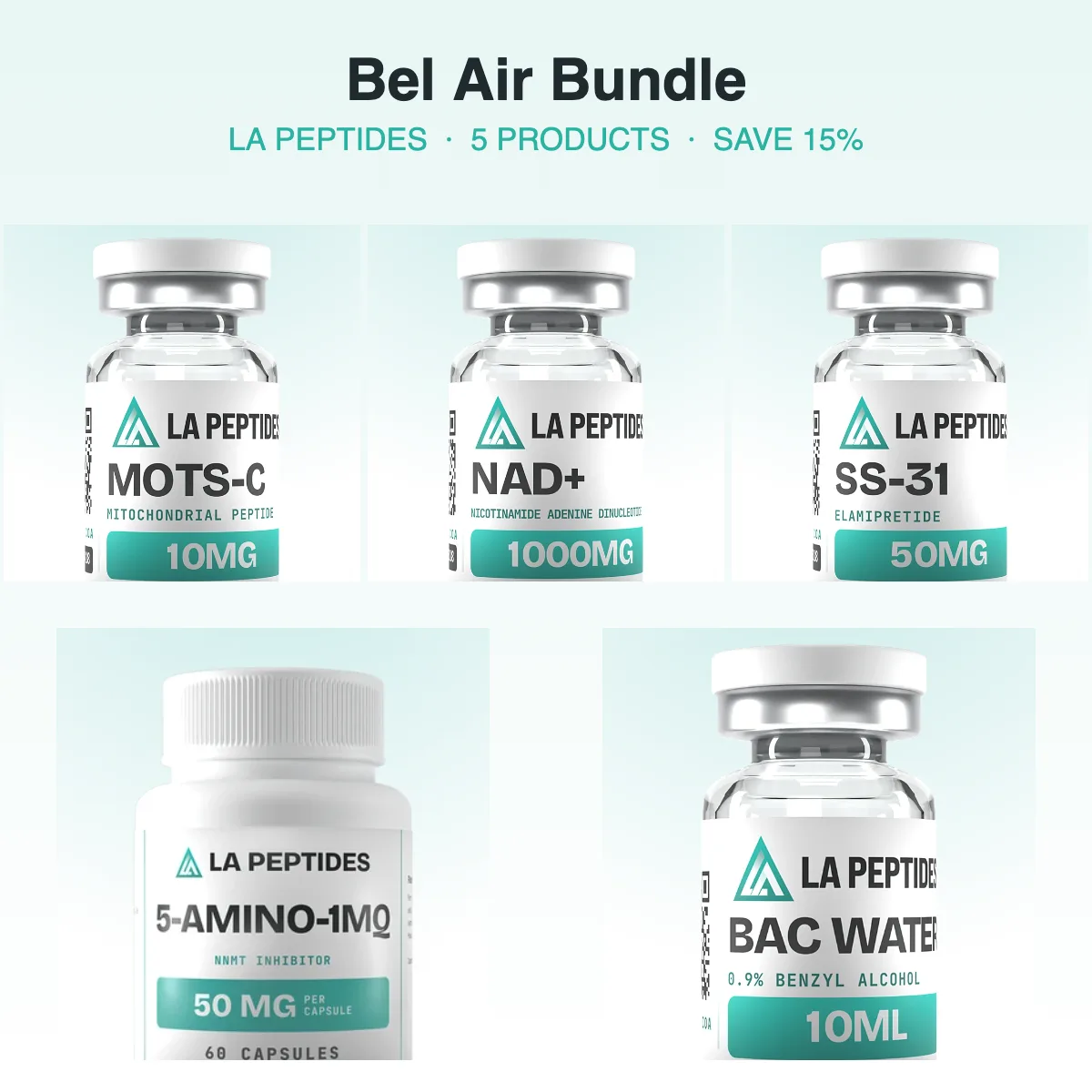 Bel Air Bundle 1 Bel Air bundle of research peptides from LA Peptides