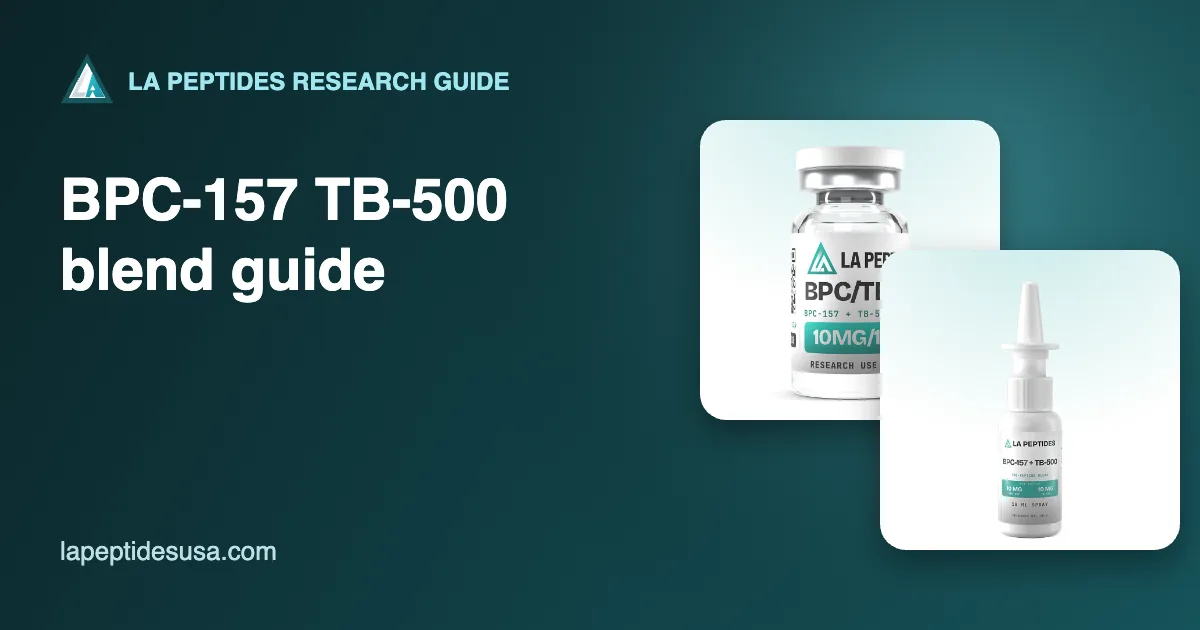 BPC-157 TB-500 Blend Guide: Why the Pair Is Studied Together