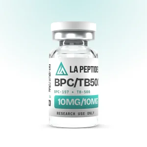 BPC TB500 blend 10mg vial from LA Peptides