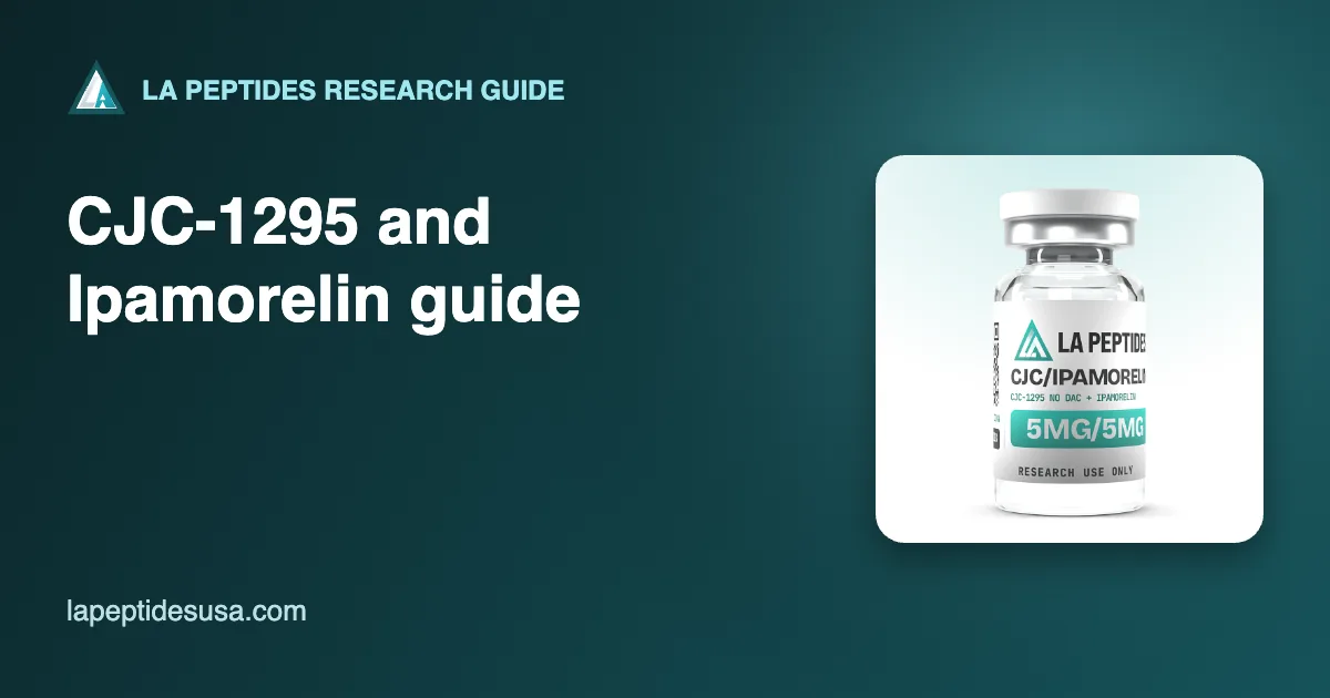 CJC-1295 and Ipamorelin: Two Growth Hormone Pathways in One Vial