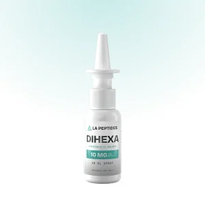 Dihexa spray bottle from LA Peptides