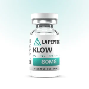 KLOW peptide blend vial from LA Peptides