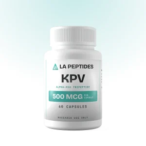 KPV capsules bottle from LA Peptides