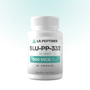SLU-PP-332 capsules bottle from LA Peptides