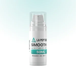 Smooth peptide lotion bottle from LA Peptides
